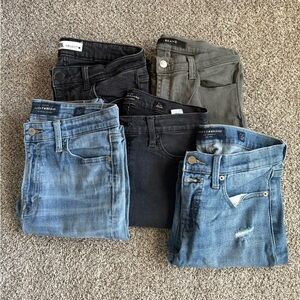 Mixed Women’s Denim Bundle - Blue, Black, Olive